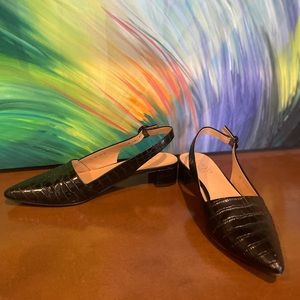 Franco sarto low heel slide shoe